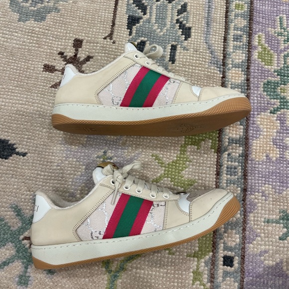 Gucci womens screener sneaker, size 39, worn handful of times - Picture 8 of 13